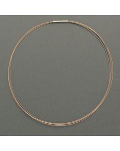 Edelstahlreif bicolor, 5-fach