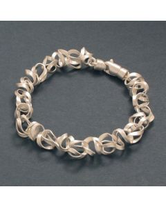 Silberarmband Tagliatelle
