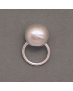 Ring Silberkugel, groß