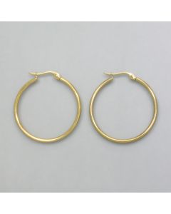 Kleine Creolen Gold-Look