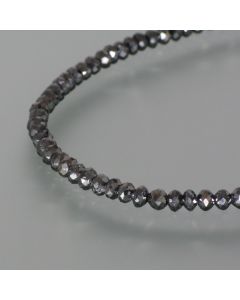 Collier mit extra-großen schwarzen Diamanten