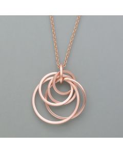 Anhänger Ringspiel rosévergoldet