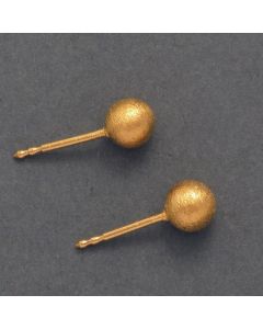 Goldplattierte Kugelohrstecker
