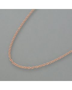lange Ösen-Kette rosévergoldet