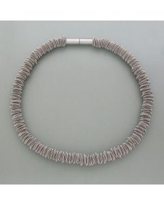 Organisches Collier Stahl