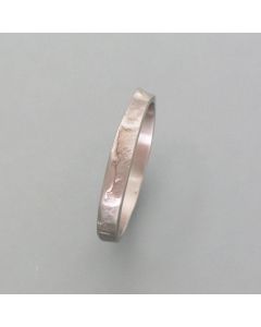 Gussring 3,5 mm in Weißgold