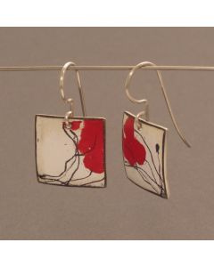 Ohrhänger Klatschmohn