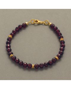 Armband Granatkugeln, vergoldet