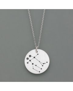 Sternzeichen-Anhänger Zwillinge aus Sterling-Silber
