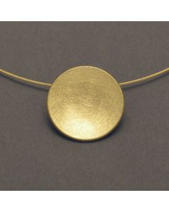 Anhänger goldplattierte Schale