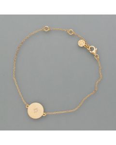 Armband Nordstern, goldplattiert