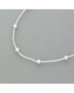 Kugel-Kette aus Sterling Silber