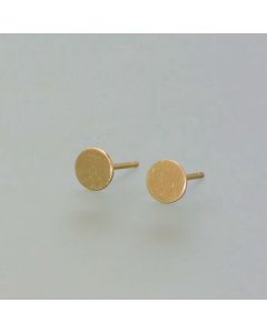 Zarte Goldohrstecker Plättchen