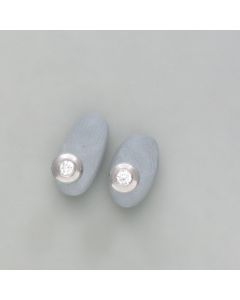 Ohrstecker Brillant in Edelstahl