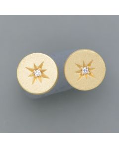 Ohrstecker Nordstern, goldplattiert