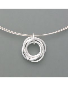 Kleiner Anhänger Ringspiel aus Silber