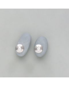 Ohrstecker kleiner Brillant in Edelstahl