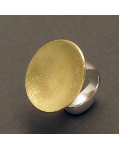 Ring goldplattierte Schale