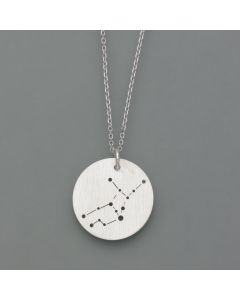 Sternzeichen-Anhänger Jungfrau aus Sterling-Silber