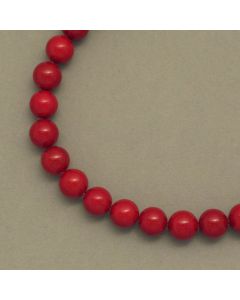 Kette Rote Muschelkernperlen