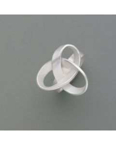 Tagliatelle Ring Silber