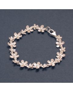 Silberarmband Blütenzauber