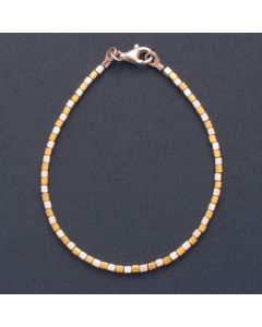 Würfelarmband Bicolor