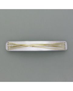 Haarspange Drahtgeflecht bicolor