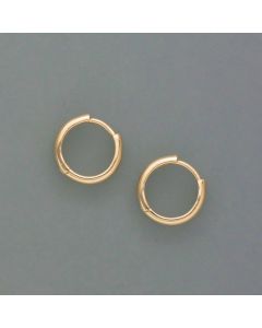 Zarte Creolen aus Gold, klein