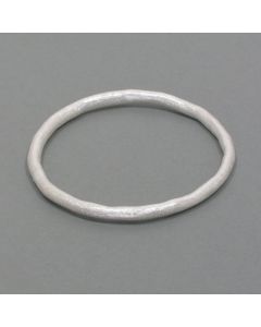 Silber Armreif organisch, schmal