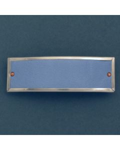 Haarspange hellblaues Leder