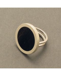 Ring Ebenholz rund