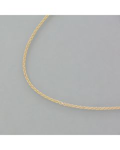zarte Ösenkette in Echtgold