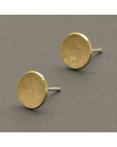 Ohrstecker goldplattierte Schale