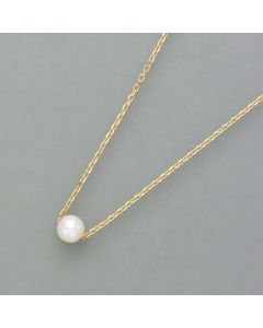 Zartes Goldkettchen mit Zuchtperle