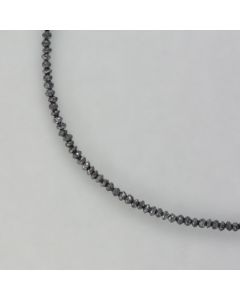 zarte schwarze Diamantkette, auch passend für Anhänger