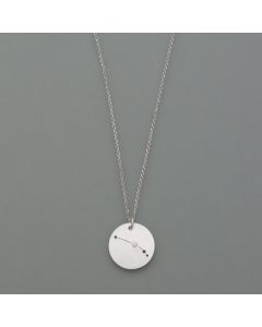 Sternzeichen-Anhänger Widder aus Sterling-Silber mit Brillant