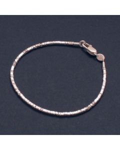 Silberarmband Zarte Plättchen