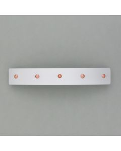 Haarspange Aluminium mit Kupfer-Nieten
