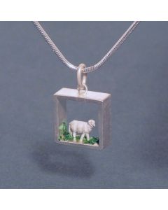 Silberanhänger Schaf