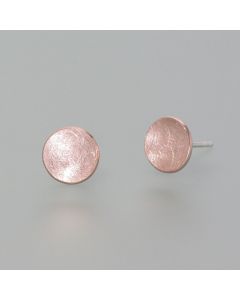 Ohrstecker Silber-Schale rosègold-plattiert