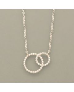 Kette mit zwei Ringen in Silber