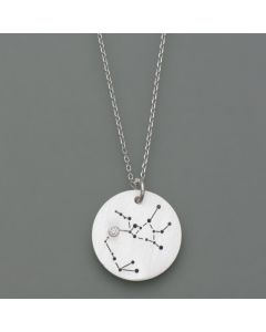 Sternzeichen-Anhänger Schütze aus Sterling-Silber mit Brillant