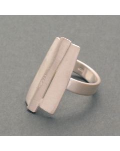 Ring Barbara, weiß gesiedet