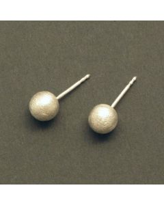 Silber Kugelohrstecker groß