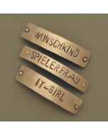 Haarspange mit Schriftzug Ihrer Wahl