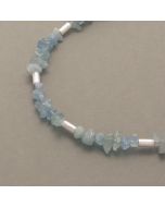 Kette Aquamarin mit Silber