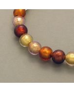 Muranoglas-Collier Amber