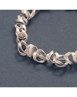 Silbercollier-Tagliatelle