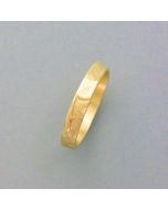 Gussring 3,5 mm in Gelbgold